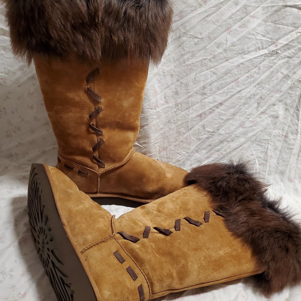 Chestnut Uggs Rosana Tall size 11